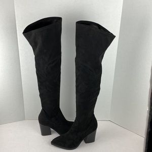 NEW MARC FISHER MEYANA OVER THE KNEE SUEDE BOOT
